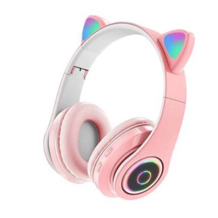 cat ear headset P39M pink