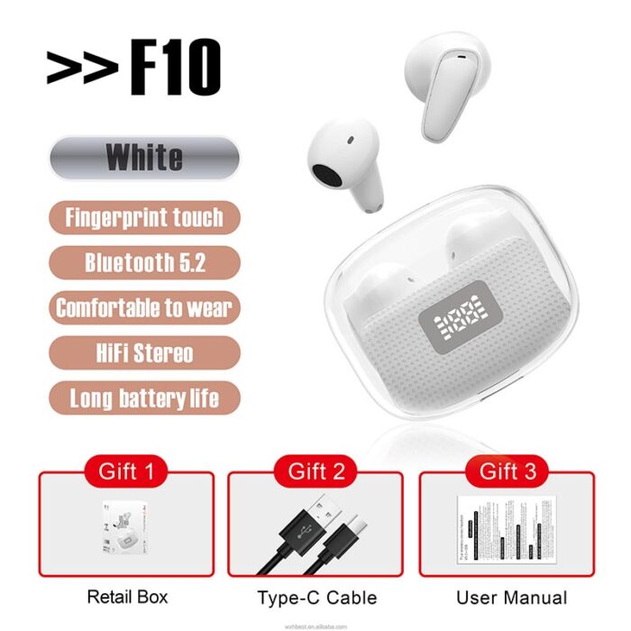Wireless earphone F10 box